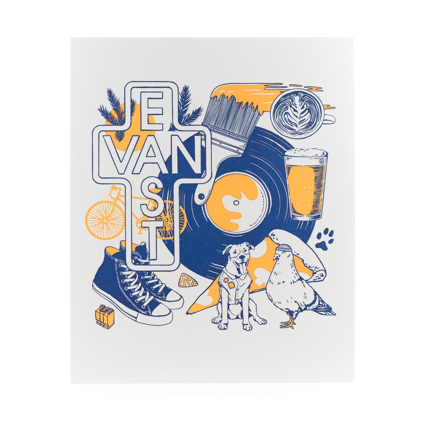 Art Print: East Van Letterpress Art Print