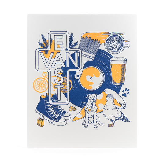 Art Print: East Van Letterpress Art Print
