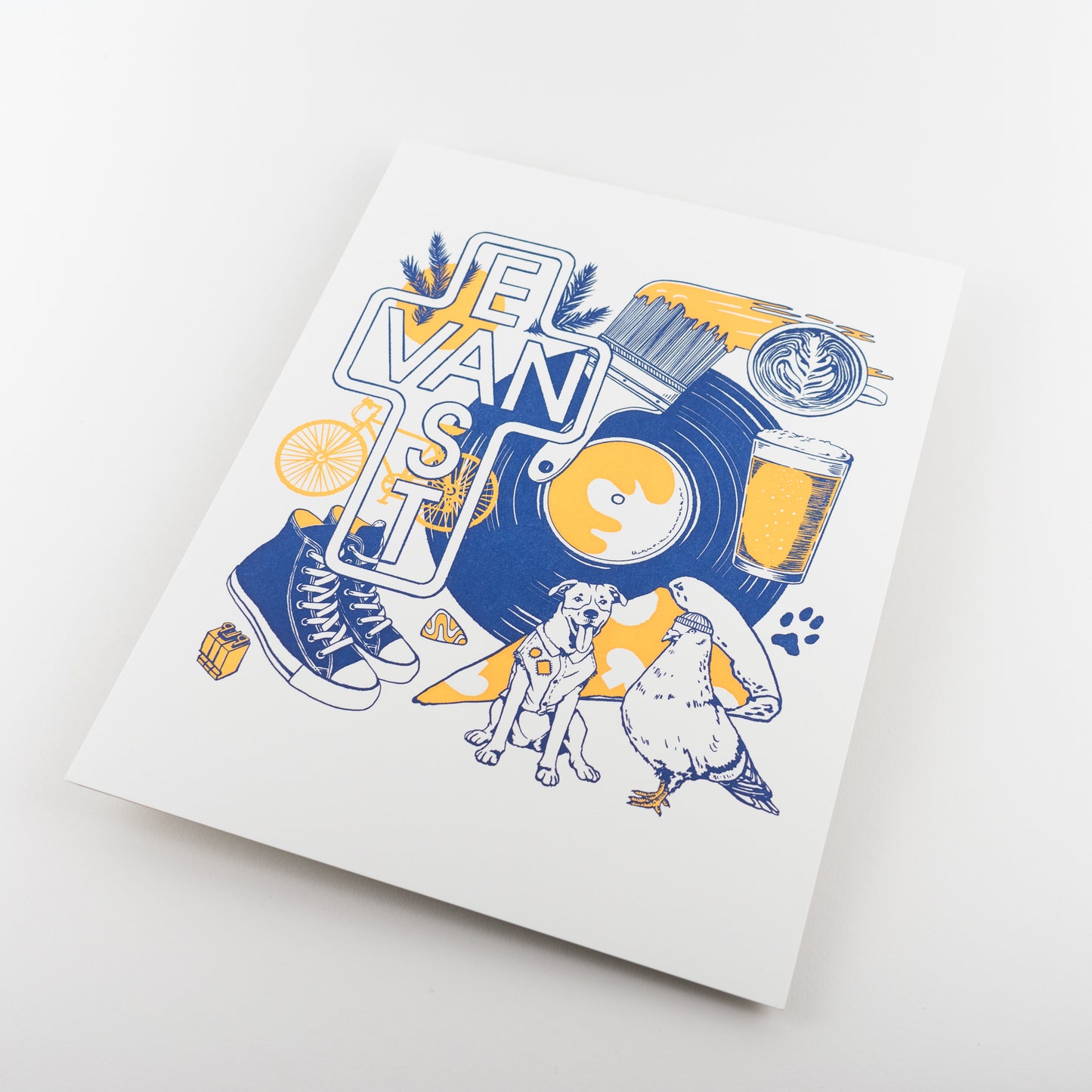 Art Print: East Van Letterpress Art Print