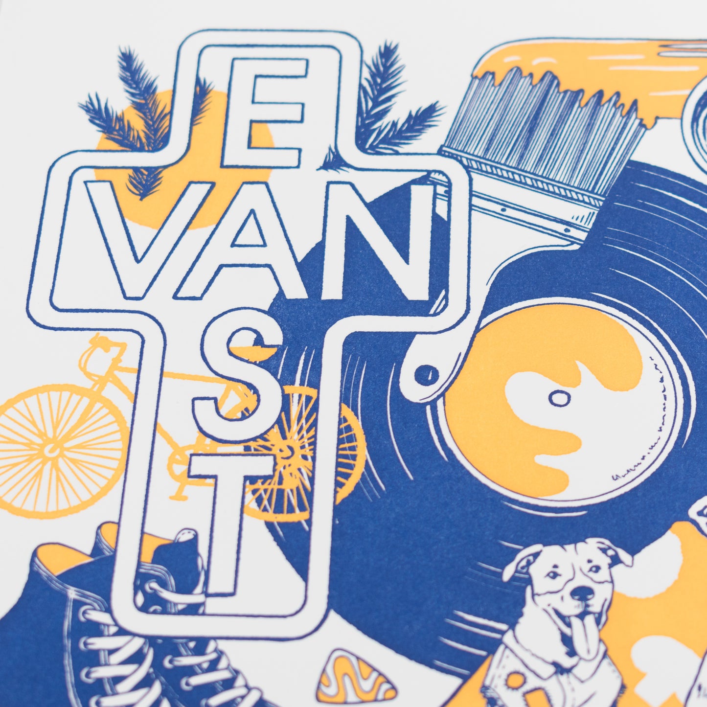 Art Print: East Van Letterpress Art Print