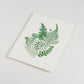 Art Print: Fiddlehead Ferns Letterpress Art Print