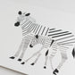 Art Print: Modern Zebra Letterpress Art Print