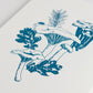 Art Print: Chanterelle Mushrooms Letterpress Art Print