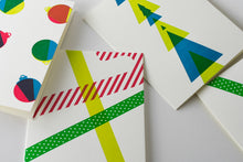 Card Folder Set: Holiday Geometric (Set of 6)