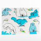 Letterpress Postcard Set - Keystone Species