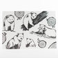 Letterpress Postcard Set - Keystone Species