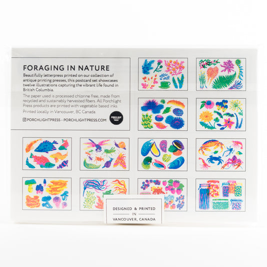 Letterpress Postcard Set - Vibrant Life