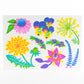 Letterpress Postcard Set - Vibrant Life