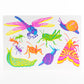 Letterpress Postcard Set - Vibrant Life