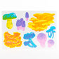 Letterpress Postcard Set - Vibrant Life