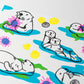 Letterpress Postcard Set - Keystone Species