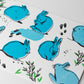 Letterpress Postcard Set - Keystone Species
