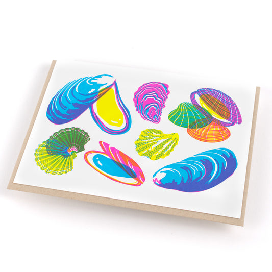 Card: Molluscs Greeting Card - Vibrant Life Series