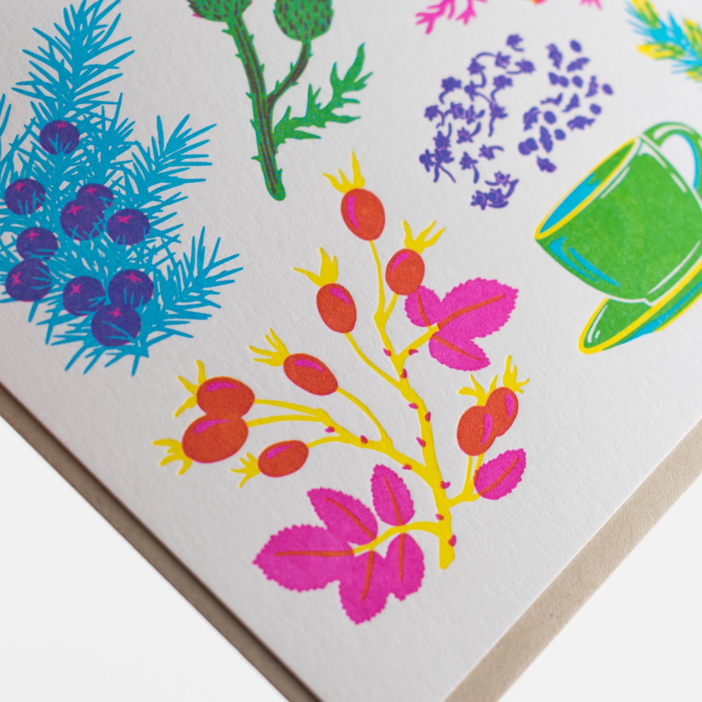 Card: Herbal Tea Greeting Card - Vibrant Life Series