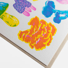 Card: Fruiting Fungus Greeting Card - Vibrant Life Series