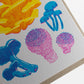 Card: Fruiting Fungus Greeting Card - Vibrant Life Series