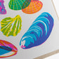 Card: Molluscs Greeting Card - Vibrant Life Series