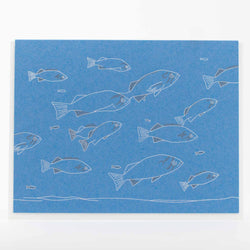 Card: Aquatic Series - Rockfish - Letterpress Greeting Card