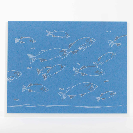 Card: Aquatic Series - Rockfish - Letterpress Greeting Card