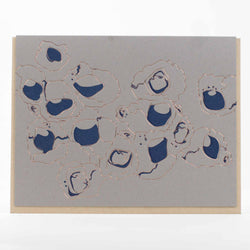 Card: Aquatic Series - Barnacles - Letterpress Greeting Card