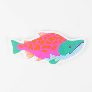 Sticker: Vibrant Salmon