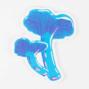 Sticker: Blue Chanterelle Mushroom