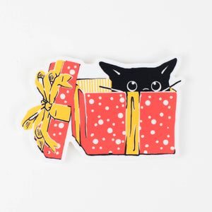 Sticker: Gift Surprise Cat