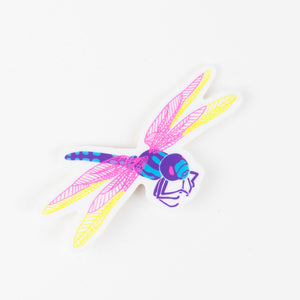 Sticker: Vibrant Dragonfly