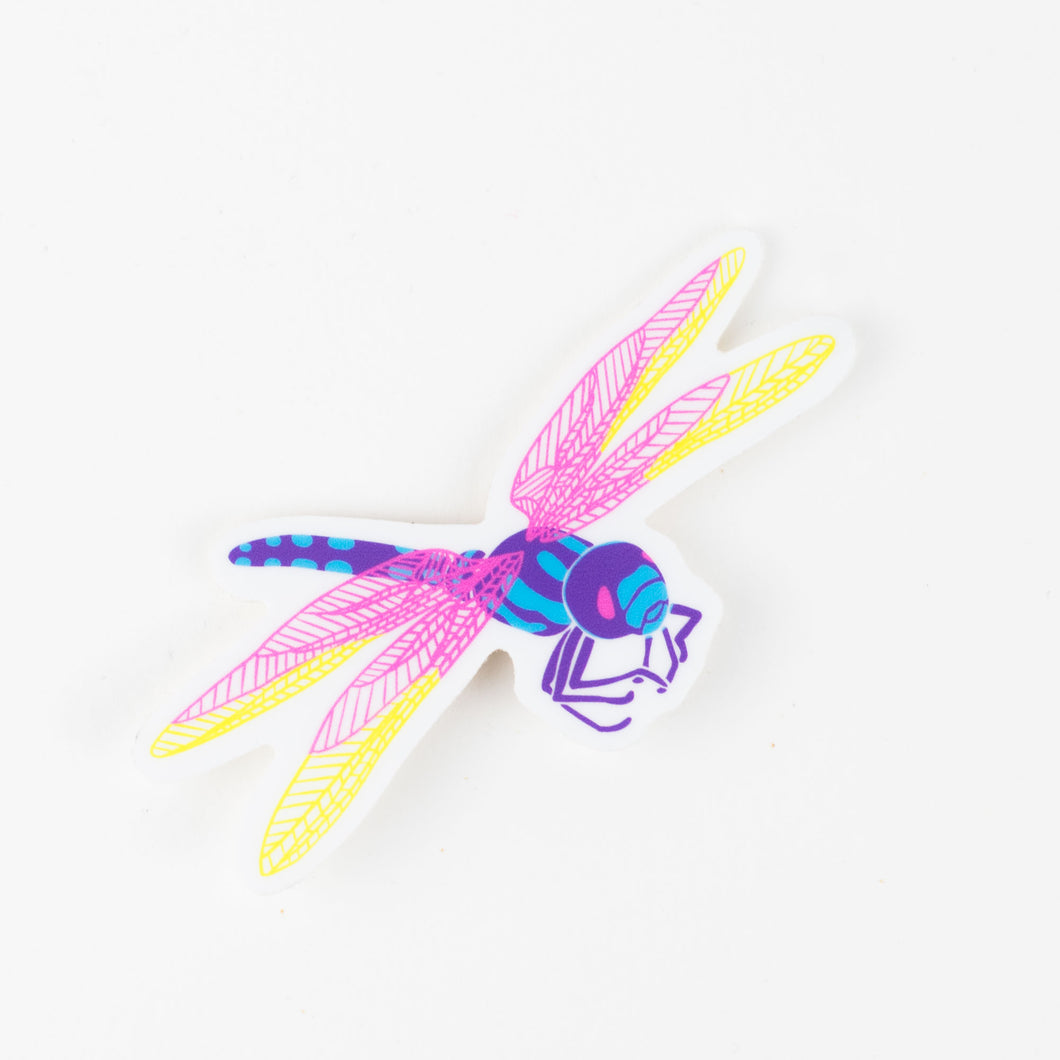 Sticker: Vibrant Dragonfly