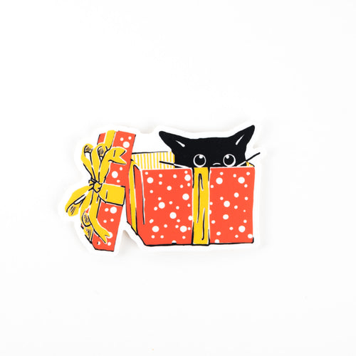 Sticker: Gift Surprise Cat