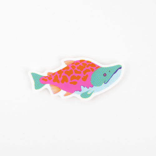 Sticker: Vibrant Salmon
