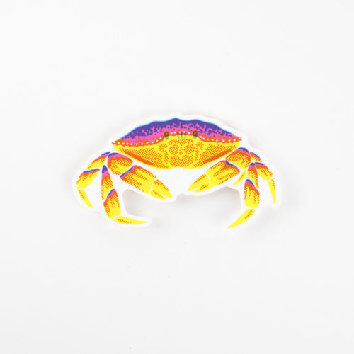Sticker: Vibrant Dungeness Crab