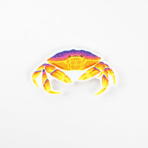 Sticker: Vibrant Dungeness Crab
