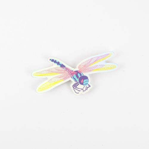 Sticker: Vibrant Dragonfly
