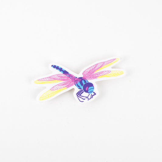 Sticker: Vibrant Dragonfly
