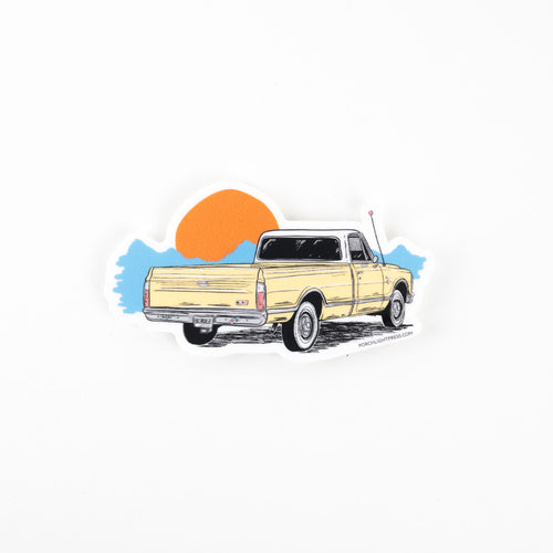 Sticker: Sunset Truck