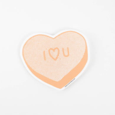 Sticker: Candy Heart I heart YOU