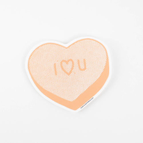 Sticker: Candy Heart I heart YOU