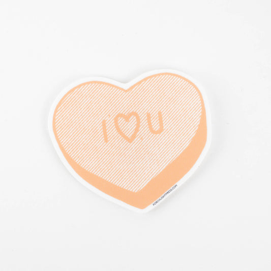 Sticker: Candy Heart I heart YOU