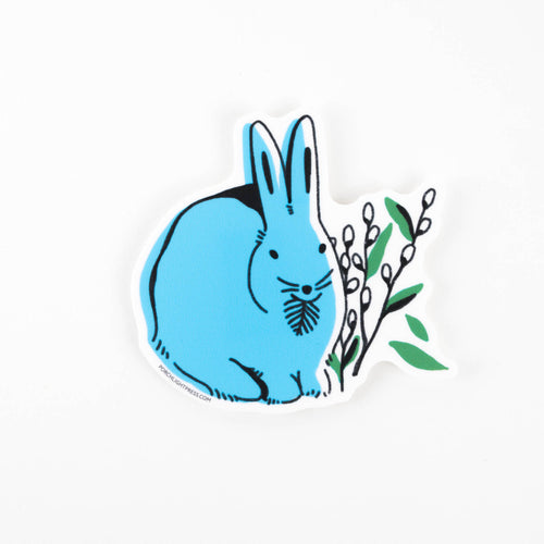 Sticker: Munching Snow Hare