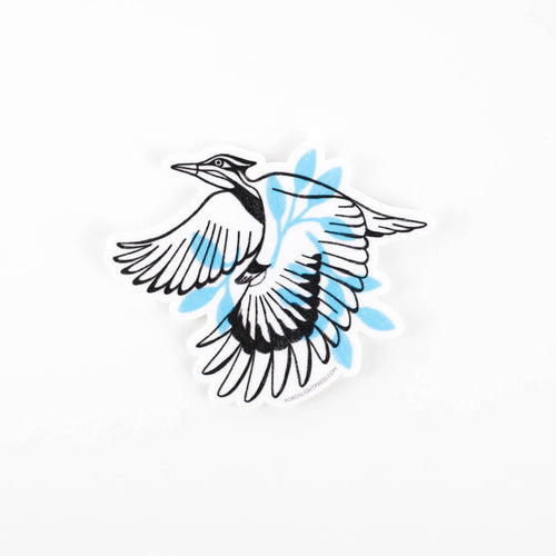 Sticker: Flying Woodpecker