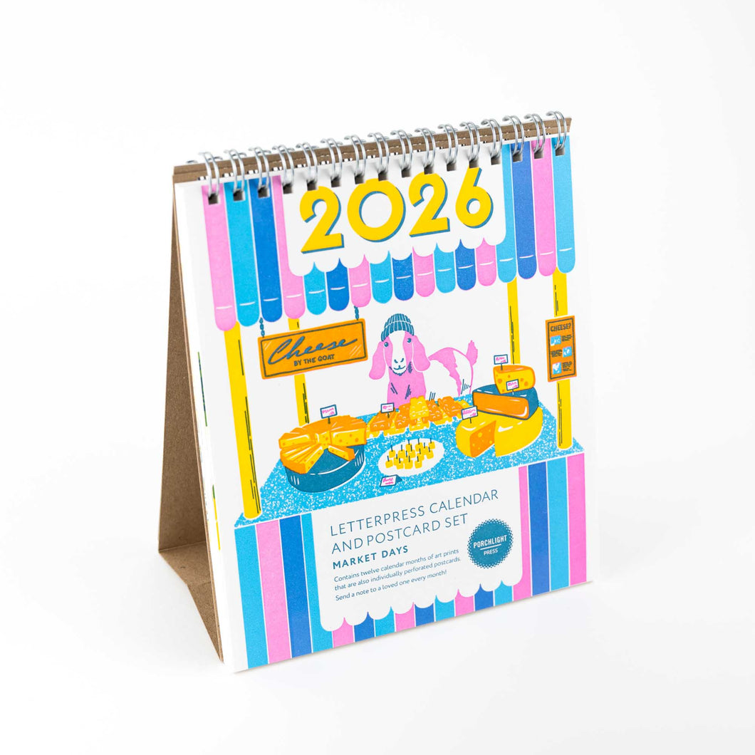 2026 Desk Calendar - Market Days