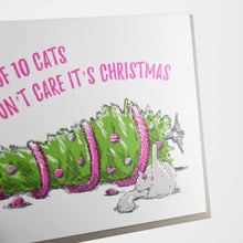 Card: Cats Don't Care Christmas
