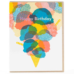 Card: Happy Birthday Ice Cream