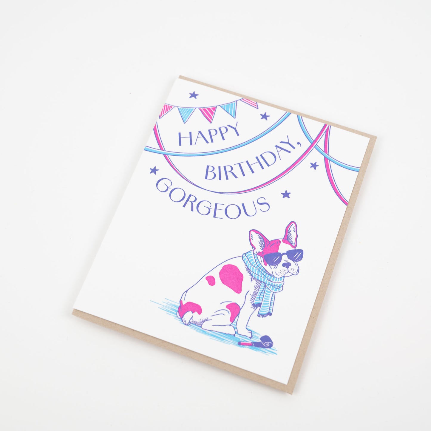 Card: Birthday Frenchie