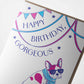 Card: Birthday Frenchie