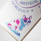 Card: Birthday Frenchie