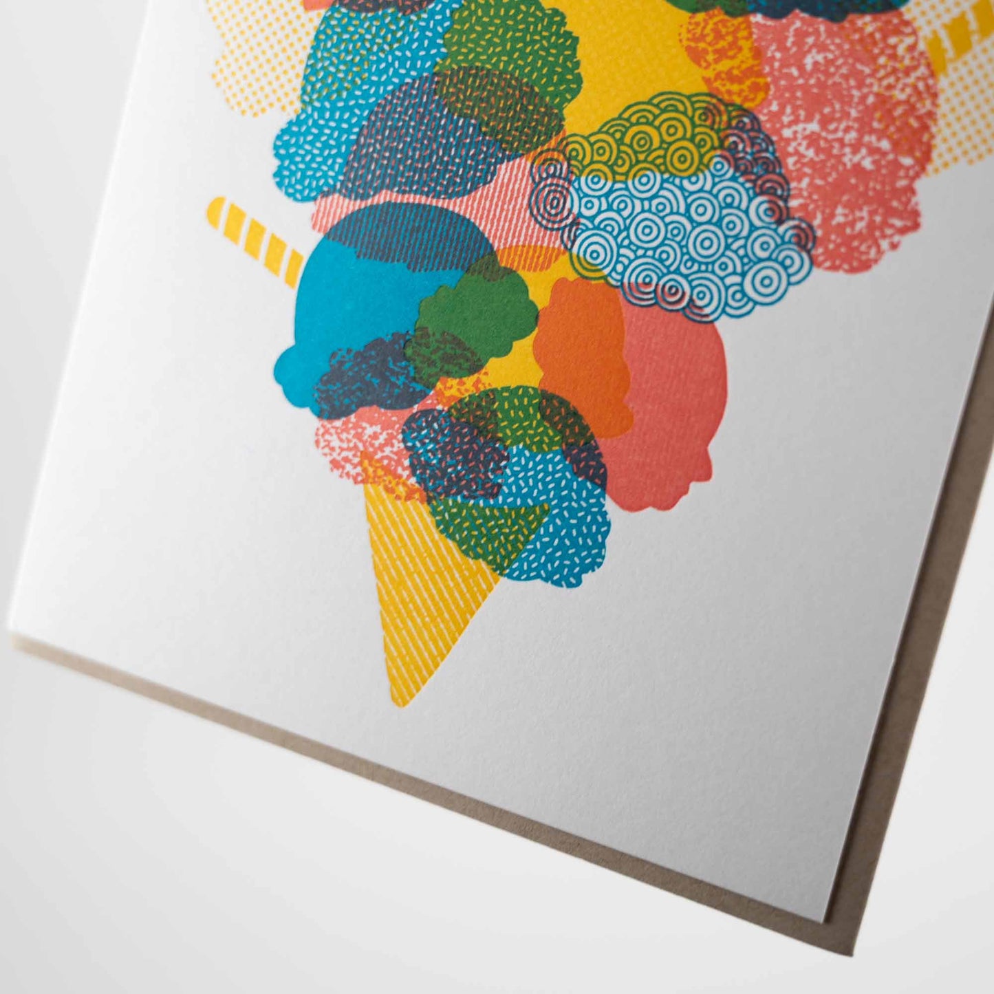 Card: Happy Birthday Ice Cream