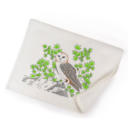 Tea Towel: Barn Owl