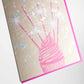 Card: Birthday Sparklers Cupcake - Letterpress Greeting Card